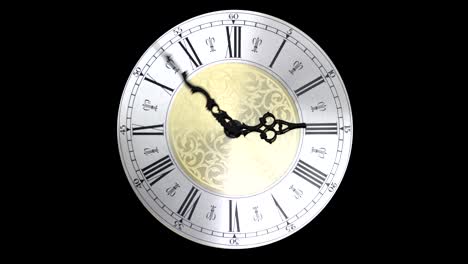 Clock-face-running-forward-at-speed-ornate-grandfather-time-travel-4K